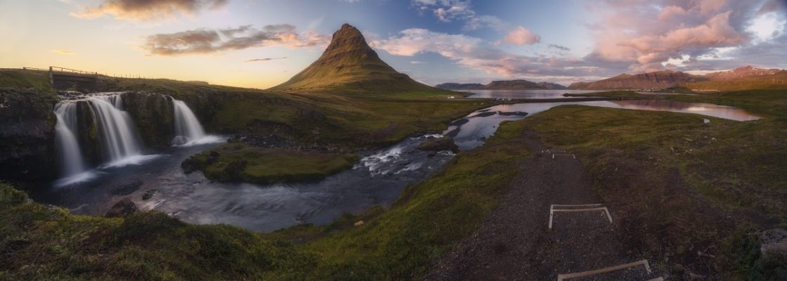 Panorama Kirkjufellsfossu